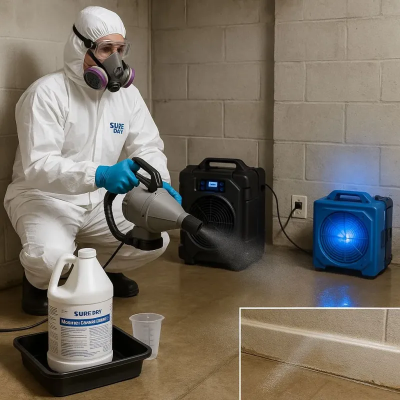 Sanitization and Odor Removal process in Muenster, TX