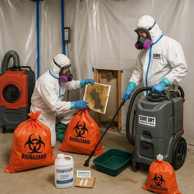 Contaminated Water Handling Protocols process in Muenster, TX