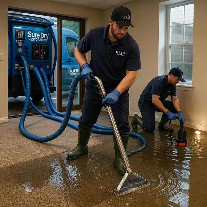 Water Extraction and Removal process in Muenster, TX